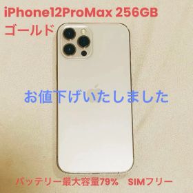 Apple iPhone12ProMax ゴールド 本体 256GB 箱あり
