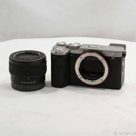 〔中古〕SONY(ソニー) α7C II ズームレンズキット シルバー ILCE-7CM2L S〔344-ud〕