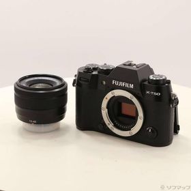 〔中古〕富士フイルム(FUJIFILM) FUJIFILM X-T50 XC15-45mm レンズキット ブラック〔262-ud〕