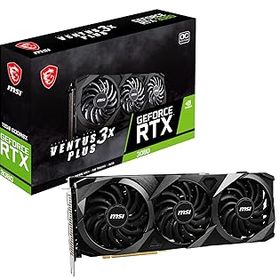 【中古】MSI GeForce RTX 3080 VENTUS 3X PLUS 12G OC LHR グラフィックスボード VD8008 ブラック