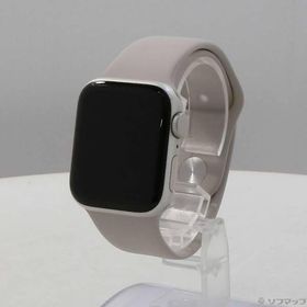 〔中古〕Apple(アップル) Apple Watch SE 第2世代 GPS 40mm スターライトアルミニウムケース スターライトスポーツバンド〔349-ud〕
