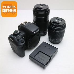 超美品 EOS Kiss X8i ダブルズームキット ブラック 即日発送 一眼レフ Canon 本体 あすつく 土日祝発送OK