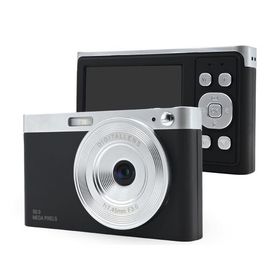 KEIYO Wi-Fiデジタルカメラ 800万画素 スマホに送れるデジタルズーム16倍 AN-DC003（BK）カメラ デジタル デジカメ ブラック おしゃれ コンパクト スマホ連携