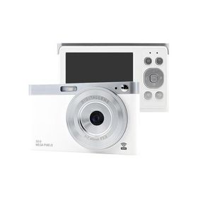 KEIYO(ケイヨー) AN-DC003WH スノーホワイト スマホと繋がる!WiFiレトロデジタルカメラ 800万画素