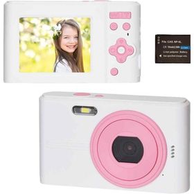 ケイヨウ コンパクトデジタルカメラ ホワイト×ピンク [写真 4400万画素 軽量 コンパクト ツートン かわいい] NT-DC001(WPK) 爆買