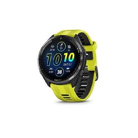Garmin Forerunner(R) 965 Smartwatch, display AMOLED colorido, metricas de treinamento e percep〓〓es de recupera〓〓o, Amp amarelo e preto
