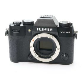 【中古】 《美品》 FUJIFILM X-T50 ボディ ブラック 【センサークリーニング/バッテリー機構部品交換/各部点検済】 [ デジタルカメラ ]
