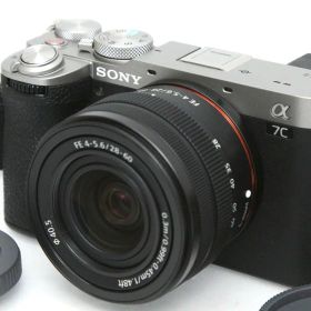 【中古】【美品】ソニー α7C II ILCE-7CM2L ズームレンズキット [シルバー]（センサー清掃済み） CA01-R3767-2S2 SONY Eマウント フルサイズ 5軸手ブレ補正 EVF 標準ズーム レンズ付き セット 中古