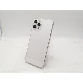 【中古】Apple au 【SIMロック解除済み】 iPhone 12 Pro Max 128GB シルバー MGCV3J/A【札幌南2条】保証期間１週間【ランクC】