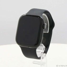 【中古】Apple(アップル) Apple Watch Series 10 GPS 46mm ジェットブラックアルミニウムケース ブラックスポーツバンド 【352-ud】