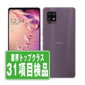 A102SH AQUOS zero6 パープル SIMフリー ソフトバンク 中古 スマホ 本体 良品 7日間返品OK あすつく a102shpu7mtm 爆買