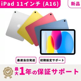 【マラソン限定 ポイント3倍】【新品 未開封】【最短当日発送】Apple 11 インチ iPad (A16) WI-FI タブレット本体 最大1年不良品保証 初期設定サポート