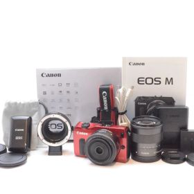 Canon キャノン EOS M ダブルレンズキット レッド