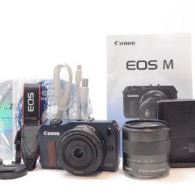 Canon キャノン EOS M ダブルレンズキット ベイブルー