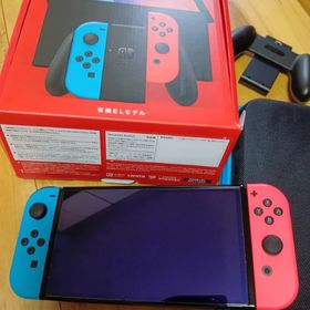 ニンテンドースイッチ(Nintendo Switch)のニンテンドー 有機ELモデル Switch 完品 ケース付き NINTENDO(家庭用ゲーム機本体)