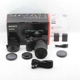 SONY(ソニー) APS-C ミラーレス一眼カメラ α6400 高倍率ズームレンズキット(同梱レンズ:SEL18135) ブラック ILCE-6400M