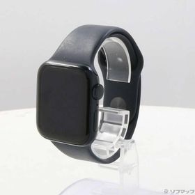 〔中古〕Apple(アップル) Apple Watch SE 第2世代 GPS 40mm ミッドナイトアルミニウムケース ミッドナイトスポーツバンド〔352-ud〕