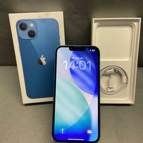 美品 国内版 SIMフリー iPhone13 256GB ブルー色