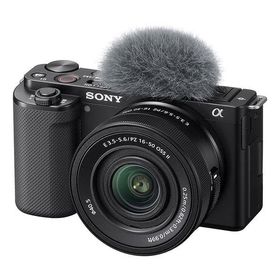 中古 １年保証 美品 SONY VLOGCAM ZV-E10 パワーズームレンズキット (PZ 16-50mm II) ブラック [ZV-E10K B]