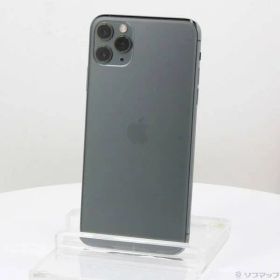 ソフマップ 〔中古品〕 iPhone11 Pro Max 256GB ミッドナイトグリーン MWHM2J／A SIMフリー【262】