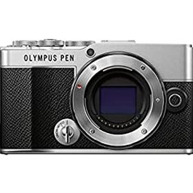 【中古】【非常に良い】OLYMPUS PEN E-P7 ボディー シルバー