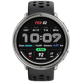 アマズフィット Active2R スマートウォッチ Amazfit Active 2 Round 44mm スタンダードバージョン ブラックシリコン