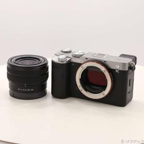 〔中古〕SONY(ソニー) α7C ズームレンズキット シルバー ILCE-7CL S〔368-ud〕