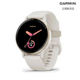 【マラソン期間！要エントリー2人に1人100%Pバック】ガーミン GARMIN vivoactive 5 Ivory / Cream Gold ヴィヴォアクティブ5 010-02862-41 GPS スマートウォッチ メンズ レディース フィットネス 腕時計 男女兼用