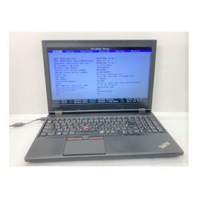 中古 ノートパソコン Lenovo ThinkPad L560 20F1000AJP Corei5-6200U/8GB-MEM/DVDマルチ/15.6インチ/OS無し/BT消耗/難あり品※内蔵ストレージ欠品