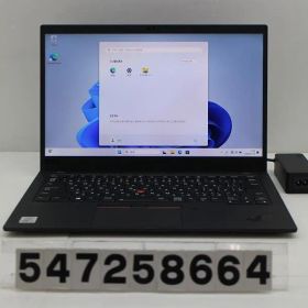 Lenovo ThinkPad X1 Carbon 8th Gen Core i7 10510U 1.8GHz/16GB/512GB(SSD)/14W/FHD(1920x1080) タッチパネル/Win11 【547258664】