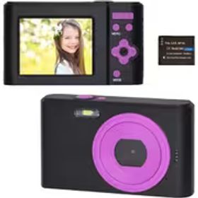 慶洋エンジニアリング KEIYO TWO TONE コンパクトデジタルカメラ 黒紫 NT-DC001（BPL）