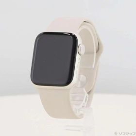 【中古】Apple(アップル) Apple Watch SE 第2世代 GPS 40mm スターライトアルミニウムケース スターライトスポーツバンド 【348-ud】