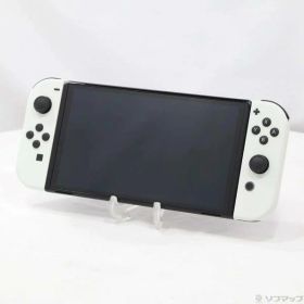 【中古】Nintendo(任天堂) Nintendo Switch 有機ELモデル Joy-Con(L)／(R) ホワイト 【276-ud】