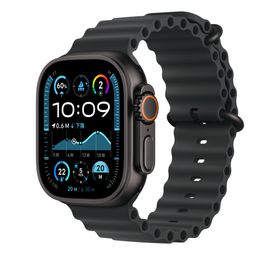 Apple Watch Ultra 2（GPS + Cellularモデル）- 49mmブラックチタニウムケースとブラックオーシャンバンド
