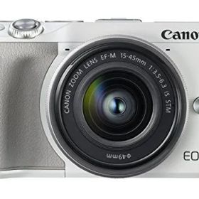 【中古】「非常に良い（無料延長保証）」Canon ミラーレス一眼カメラ EOS M3 レンズキット(ホワイト) EF-M15-45mm F3.5-6.3 IS STM 付属 EOSM3WH-1545ISSTMLK