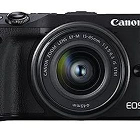 【中古】（非常に良い）Canon ミラーレス一眼カメラ EOS M3 レンズキット(ブラック) EF-M15-45mm F3.5-6.3 IS STM 付属 EOSM3BK-1545ISSTMLK