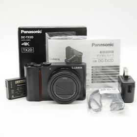 【シャッター数6500回】【ほぼ新品】パナソニック コンパクトデジタルカメラ ルミックス TX2D ブラック DC-TX2D-K