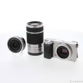 〔中古〕SONY(ソニー) α6000 ダブルズームレンズキット シルバー ILCE-6000Y〔276-ud〕