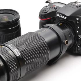 【中古】【1ヶ月保証】 Nikon ニコン D7200 ダブルズームセット 美品 SDカード(16GB)付き 2416万画素 Wi-Fi
