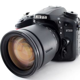 【中古】ニコン Nikon D7200 高倍率ズームレンズセット 美品 2416万画素 スマホへ転送 防塵防滴 ストラップ付き カメラ 中古 人気 おすすめ 高画質