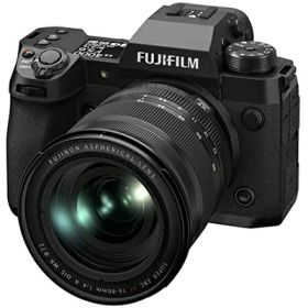 【中古】 富士フイルム(FUJIFILM) X ミラーレス一眼デジタルカメラ X-H2 レンズキット(XF16-80) ボディ内手ブレ補正 動画 映像制作 約4020万画素 防塵防滴耐低温 X-H2LK-1680 ブラック