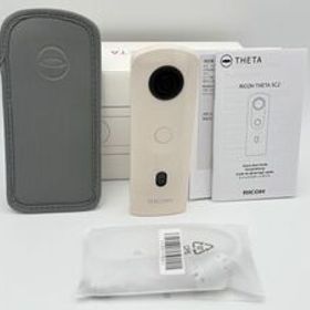 【美品】RICOH THETA SC2 ベージュ R03030 リコー シータ 360度カメラ
