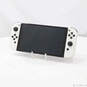 【中古】Nintendo(任天堂) Nintendo Switch 有機ELモデル Joy-Con(L)／(R) ホワイト 【198-ud】