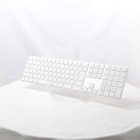 〔中古〕Apple(アップル) Magic Keyboard (テンキー付き) MQ052J／A シルバー〔258-ud〕