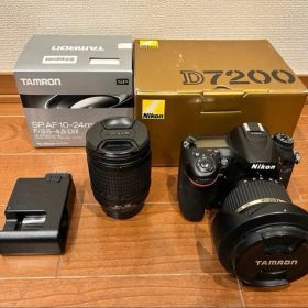 最終値下げ！Nikon D7200 標準レンズ、広角レンズセット