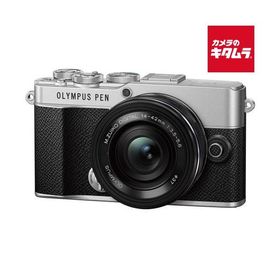 オリンパス PEN E-P7 14-42mm EZレンズキット シルバー オリンパス ミラーレス一眼カメラ 軽量 4K対応 Wi-Fi対応 入門 初心者 《納期約２週間》