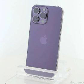 ソフマップ 〔中古品〕 iPhone14 Pro Max 1TB ディープパープル MQ9N3J／A SIMフリー【349】