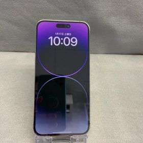 新品交換品 Appleストア版 SIMフリー iPhone14 Pro Max 256GB ディープパープル色