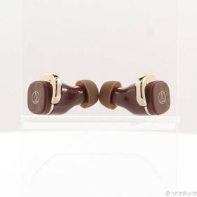 〔中古〕audio-technica(オーディオテクニカ) 〔展示品〕 ATH-SQ1TW2 BW アンバーブラウン〔269-ud〕
