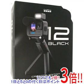 【いつでも2倍！1日と5.0のつく日、18日は3倍！】GoPro ウェアラブルカメラ HERO12 BLACK Creator Edition CHDFB-121-JP